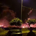 تصاویری از آتش سوزی شهران در غرب تهران