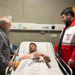 عیادت رئیس دفتر رئیس‌جمهور از مصدومان حمله رژیم صهیونى به صداوسیما