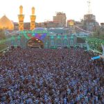 اقامه نماز عید قربان در بین‌الحرمین کربلا