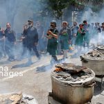 طبخ و توزیع ۷۲ دیگ غذای نذری در ظهر عاشورا در بجنورد