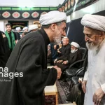 تصاویر؛  عزاداری مراجع تقلید قم در روز عاشورا
