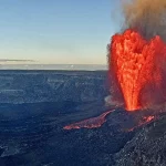 ببینید؛ نمایش آتش و گدازه در هاوایی؛ کیلاویا دوباره بیدار شد