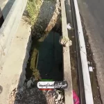 هدررفت روزانه هزاران لیتر آب در بزرگراه آزادگان